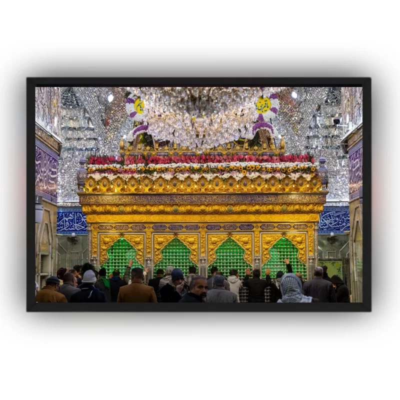 تابلو نوری (بک لایت) طرح ضریح حضرت عباس علیه السلام