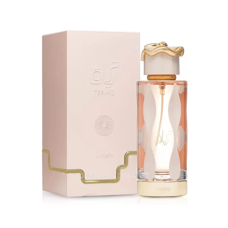 ادکلن زنانه لطافه مدل تریاق رایحه گرم و شیرین حجم 100 میلی لیتر