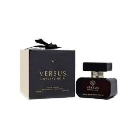 ادکلن زنانه فراگرنس ورد مدل ورساچه کریستال نویر رایحه گرم و تلخ حجم 100 میلی لیتر