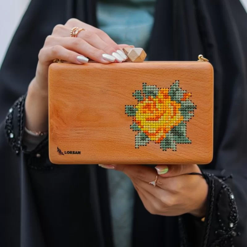 ست هدیه زنانه چوبی طرح آسنا