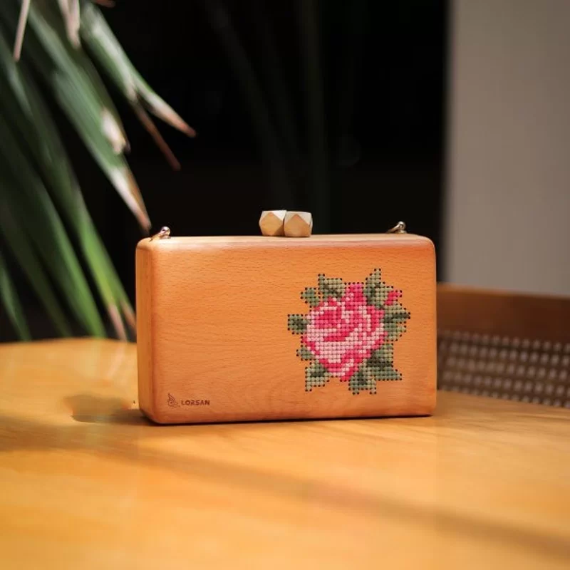 ست هدیه زنانه چوبی طرح آسنا