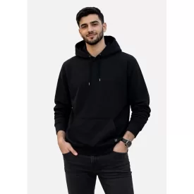 هودی مردانه سه‌ نخ کلاسیک مشکی