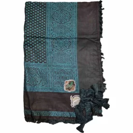 چفیه عمانی وارداتی آبی فیروزه ای