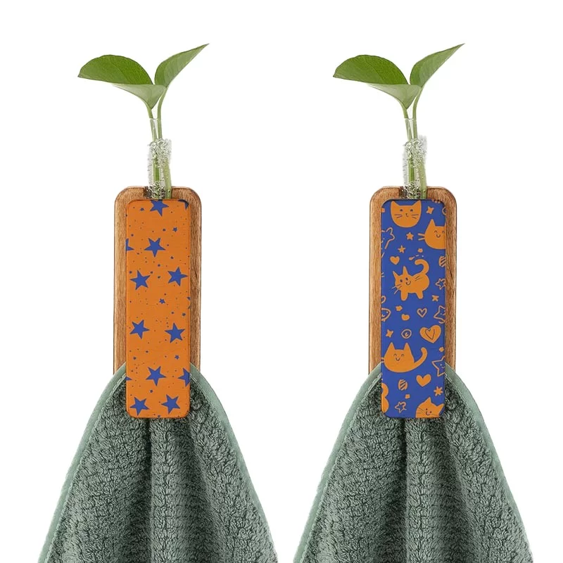 آویز حوله دوتایی طرح میو میو