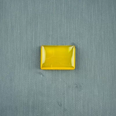 نگین تک مستطیل مدل عقیق زرد شرف الشمس کد 3000