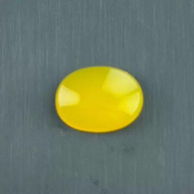 نگین تک بیضی مدل عقیق زرد شرف الشمس کد 3005