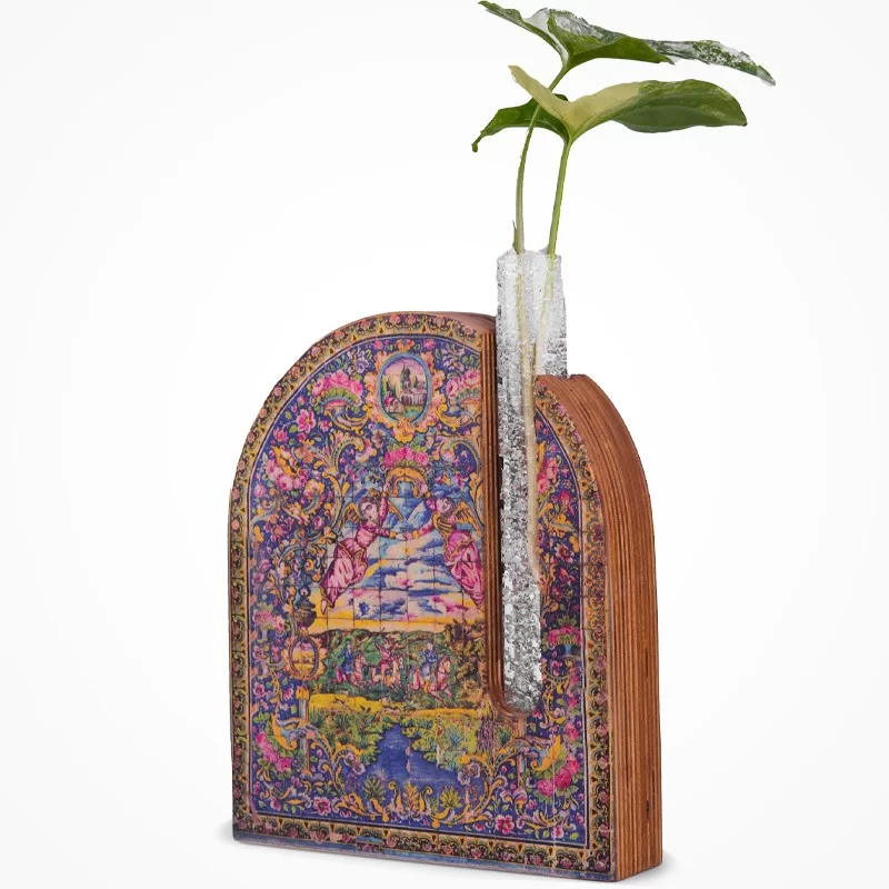 گلدان چوبی طاق بهشت