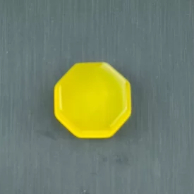 نگین تک چند ضلعی مدل عقیق زرد شرف الشمس کد 3003