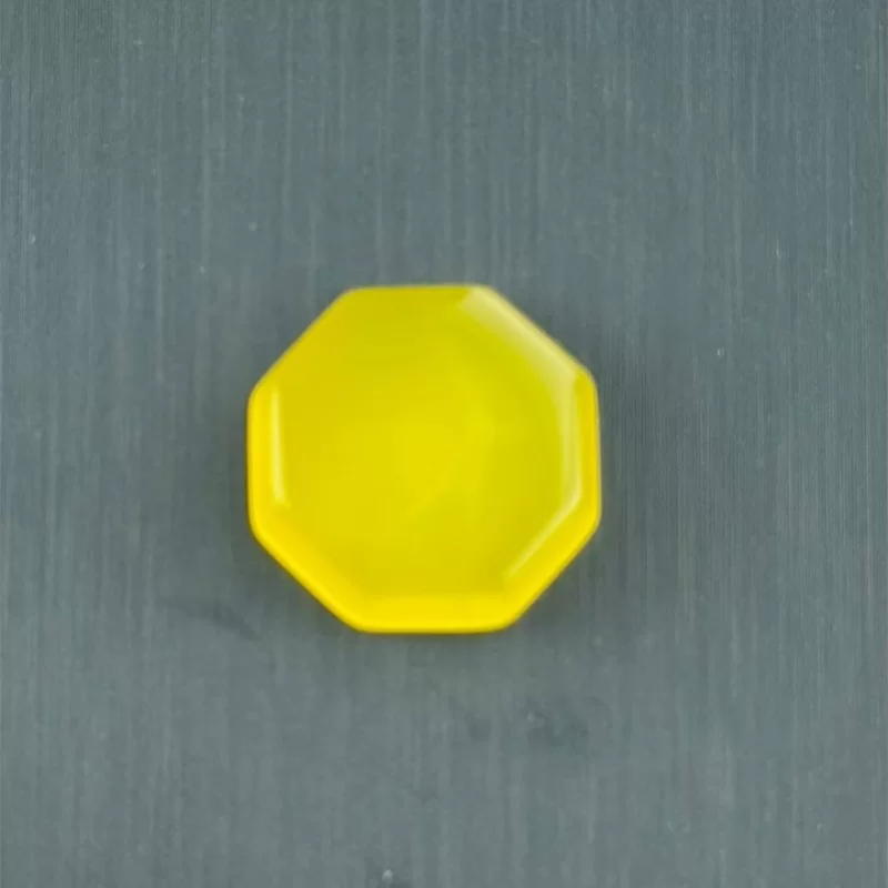 نگین تک مستطیل مدل عقیق زرد شرف الشمس کد 3003