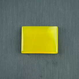 نگین تک مستطیل مدل عقیق زرد شرف الشمس کد 3001