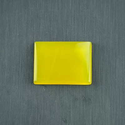 نگین تک مستطیل مدل عقیق زرد شرف الشمس کد 3001