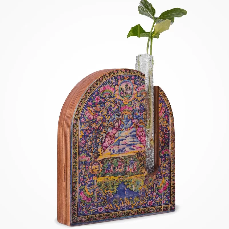 گلدان چوبی طاق بهشت