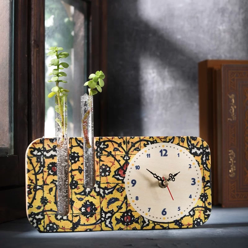 گلدان چوبی (ساعت) p-124 B