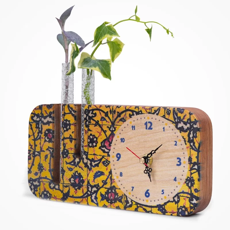 گلدان چوبی (ساعت) p-124 B