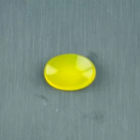 نگین تک بیضی مدل عقیق زرد شرف الشمس کد 3004
