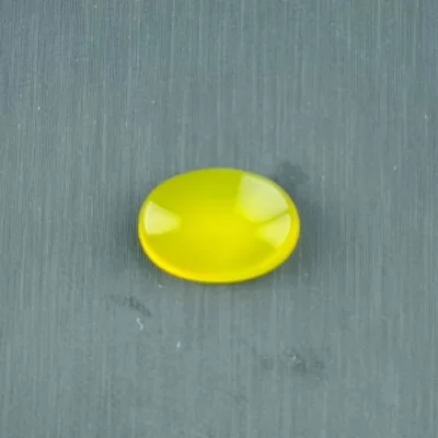 نگین تک بیضی مدل عقیق زرد شرف الشمس کد 3004