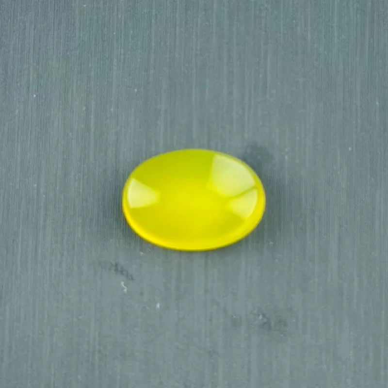 نگین تک بیضی مدل عقیق زرد شرف الشمس کد 3004