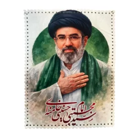 پوستر پارچه‌ ای طرح آیت الله سید مجتبی خامنه‌ای کد 70174