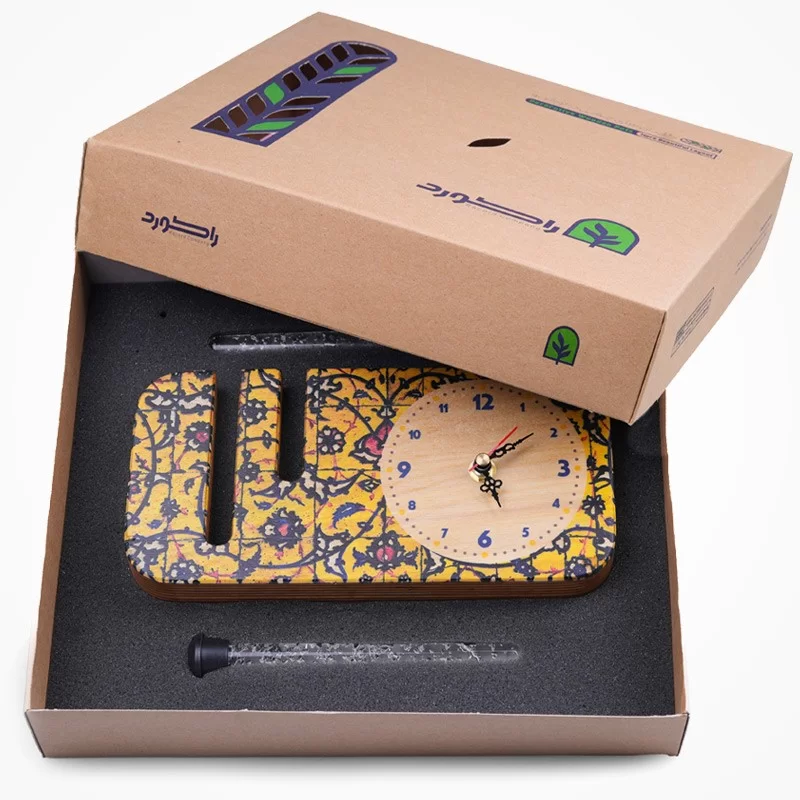 گلدان چوبی (ساعت) p-124 B