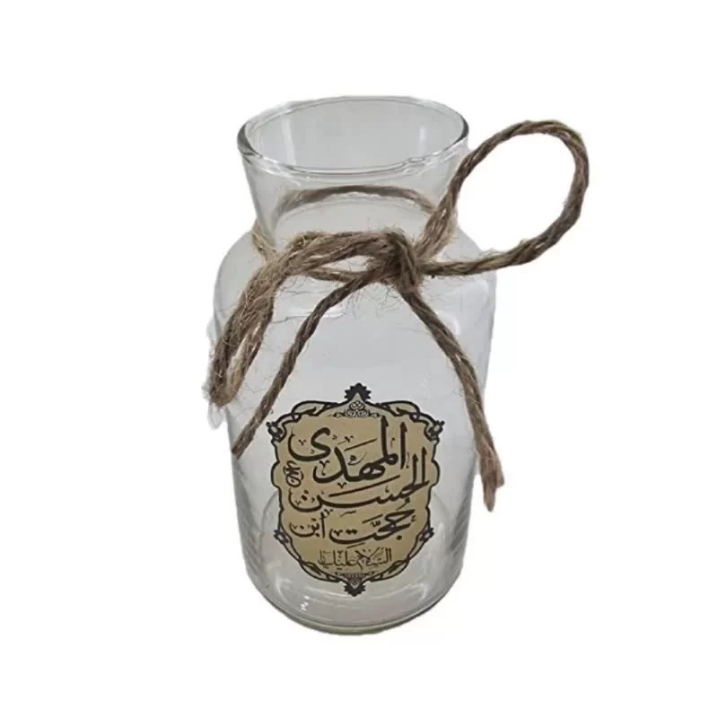 گلدان شیشه ای طرح حجت بن الحسن المهدی کد 104108