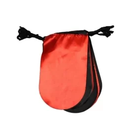 ریسه ساتن مشکی و قرمز طرح هلالی کد 104308