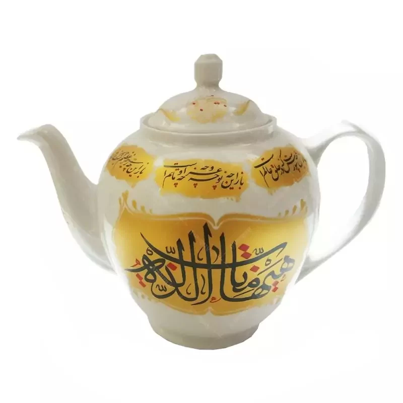 قوری هیئتی 2 لیتری طرح هیهات مناالذله کد 104292