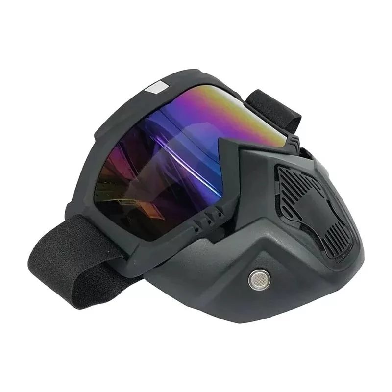 عینک موتورسواری مدل فیس‌دار