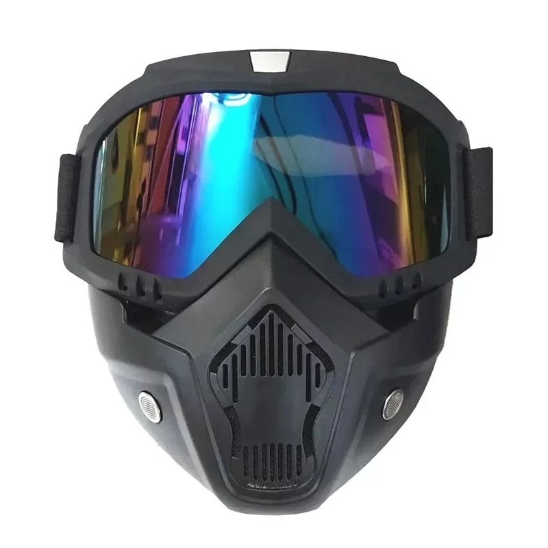 عینک موتورسواری مدل فیس‌دار