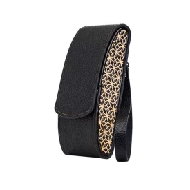 قاب عینک چرمی طرح آنتیک