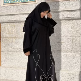 مانتو عبایی طرح سماء