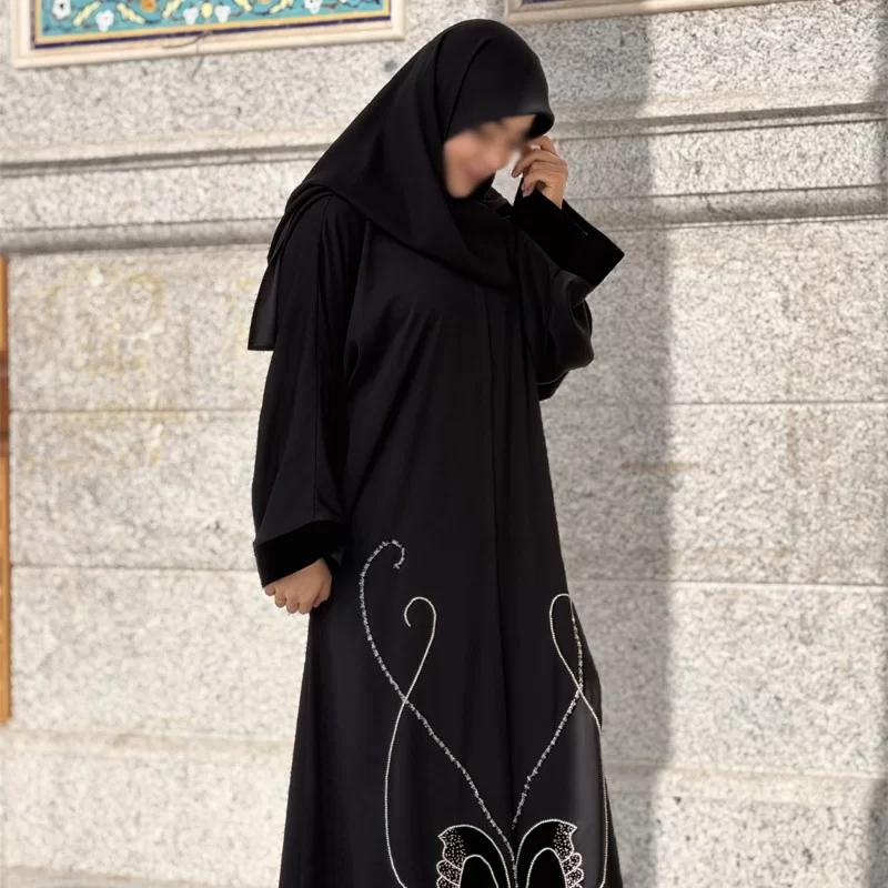 مانتو عبایی طرح سماء