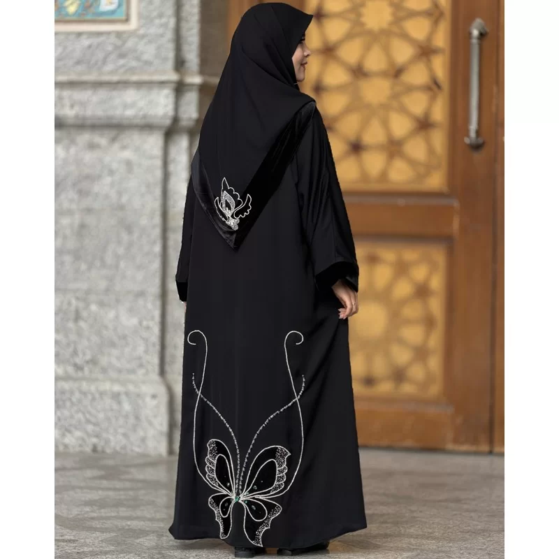 مانتو عبایی طرح سماء