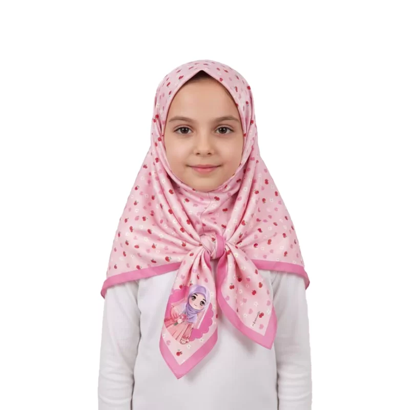 ست کیف و روسری دخترانه مدل گیلاس خانوم