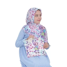 ست کیف و روسری دخترانه مدل شکوفه