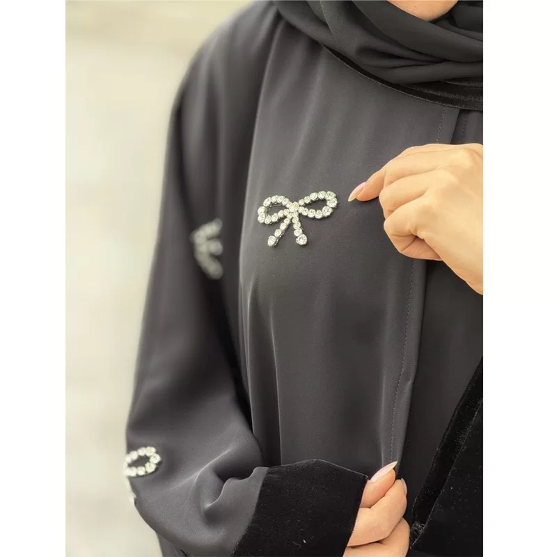 مانتو عبایی طرح پاپیون پخش