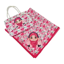 ست کیف و روسری دخترانه مدل یگانه