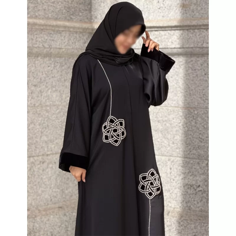 مانتو عبایی طرح خورشید