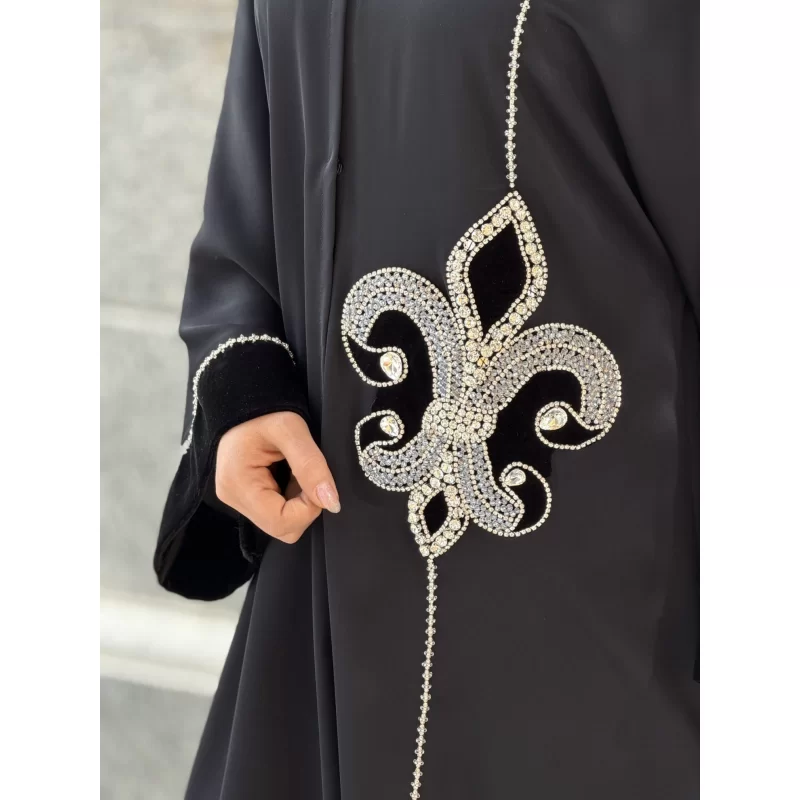 مانتو عبایی طرح سیمین