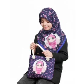 ست کیف و روسری دخترانه مدل سوگول