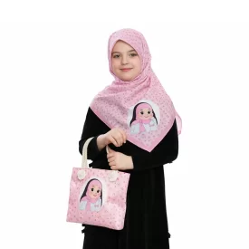 ست کیف و روسری دخترانه مدل ملیحه