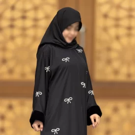 مانتو عبایی طرح پاپیون پخش