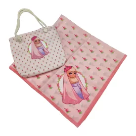 ست کیف و روسری دخترانه مدل هانیه