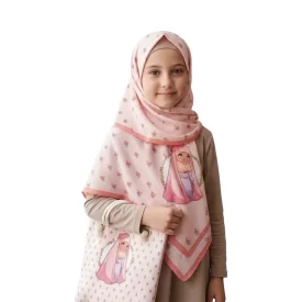 ست کیف و روسری دخترانه مدل هانیه