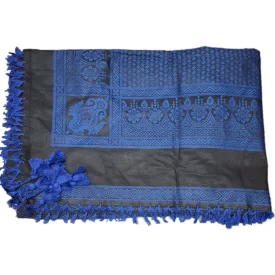 چفیه عمانی وارداتی آبی تیره