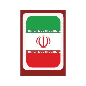استیکر پرچم ایران کد 01 بسته 10 عددی