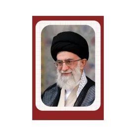 استیکر رهبر شهید کد 01 بسته 10 عددی