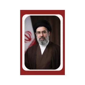 استیکر طرح آیت الله سید مجتبی خامنه‌ای کد 01 بسته 10 عددی