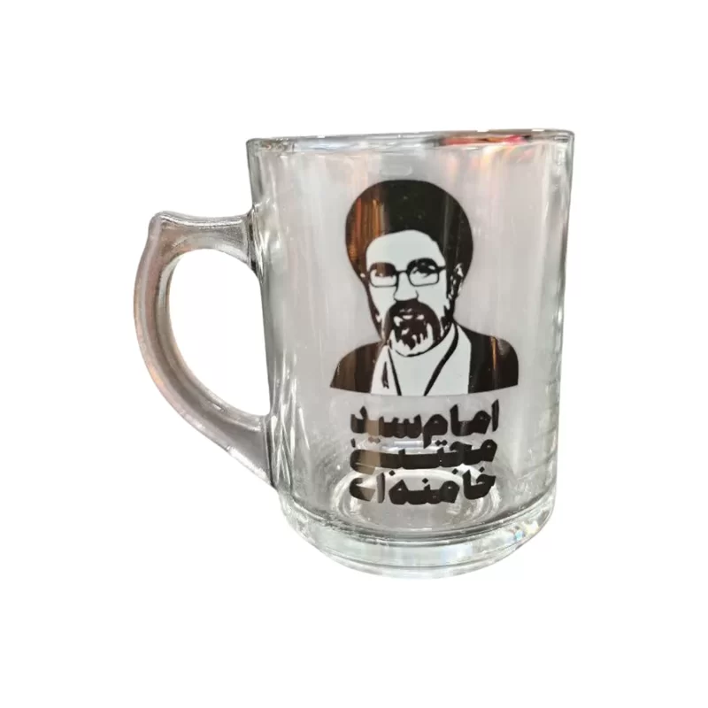 لیوان شیشه ای طرح امام سید مجتبی خامنه ای