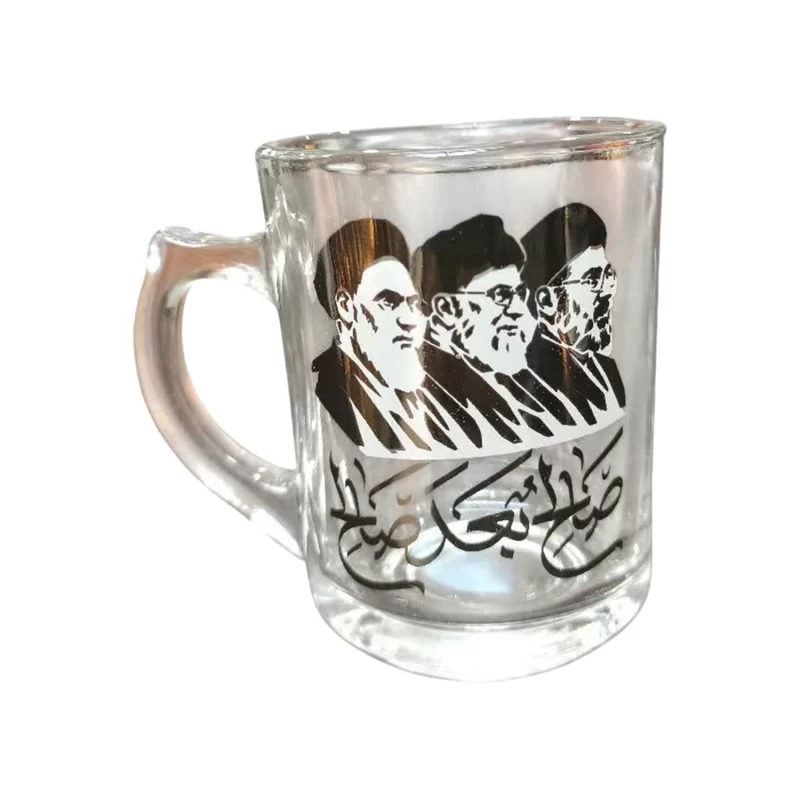 لیوان شیشه ای طرح صالح بعد صالح کد 1