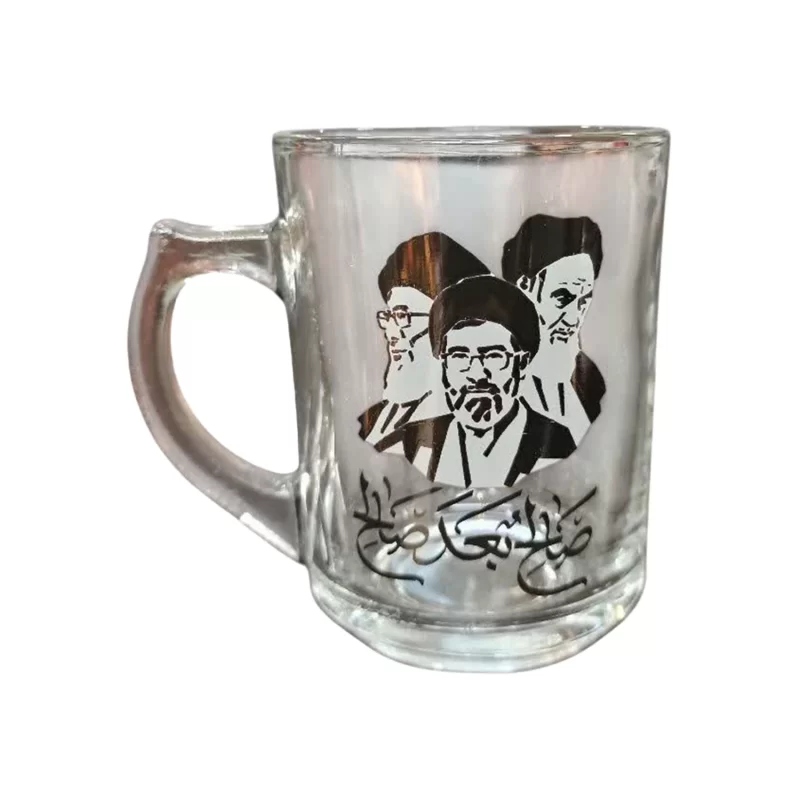 لیوان شیشه ای طرح صالح بعد صالح کد 2